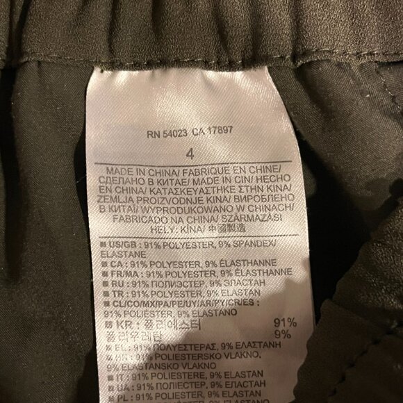 Banana Republic Pull On Elastic Waist Jogger Pant Athleisure Stretch Green Sz 4 - Picture 4 of 6